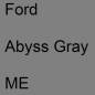 Preview: Ford, Abyss Gray, ME.